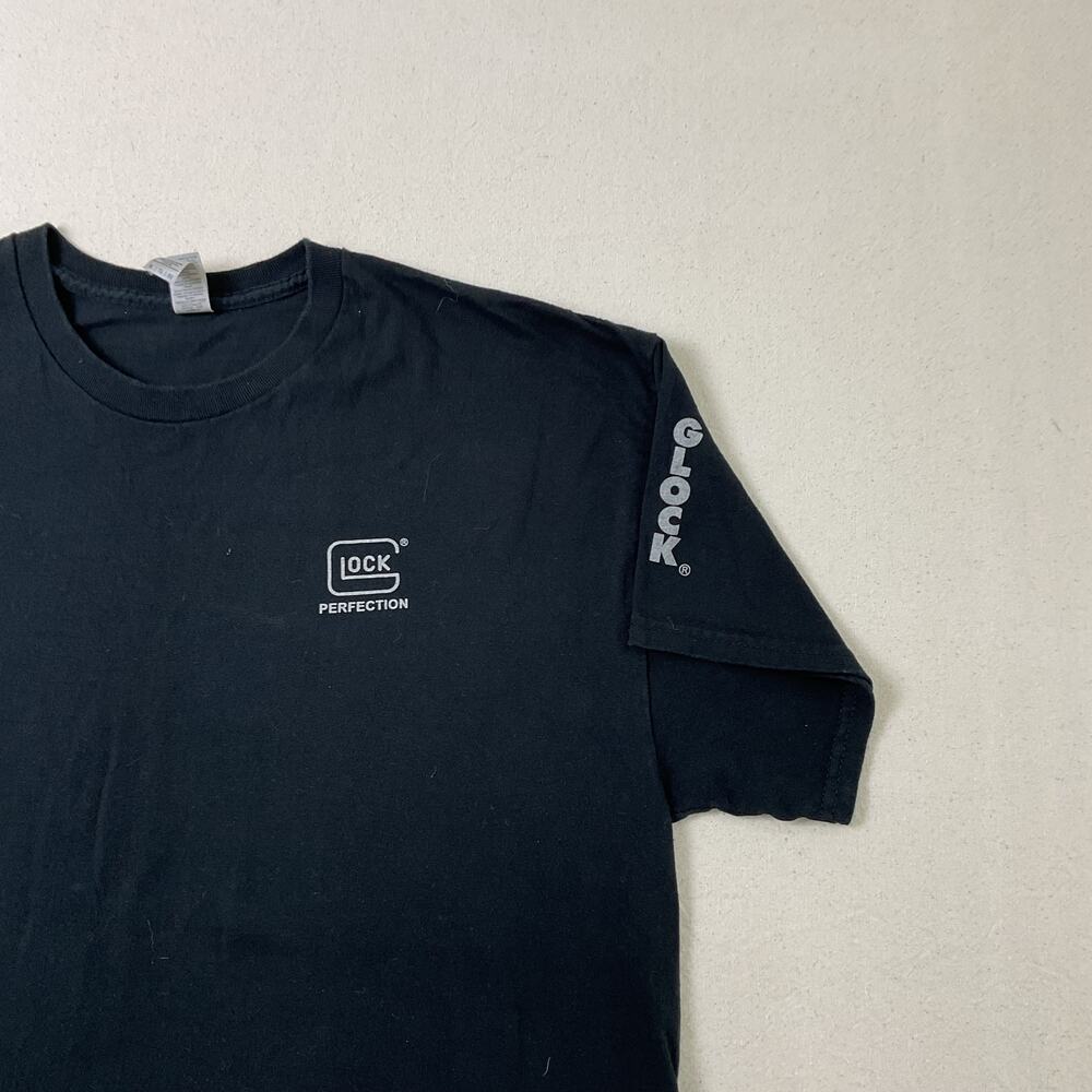 Glock Perfection Gildan Black Short Sleeve T Shirt Adult XL - Picture 3 of 8